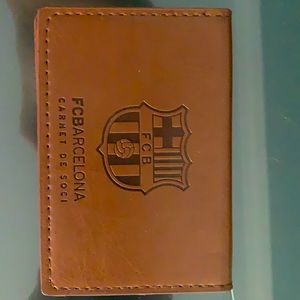FC Barcelona credit card / business card holder. NWT.